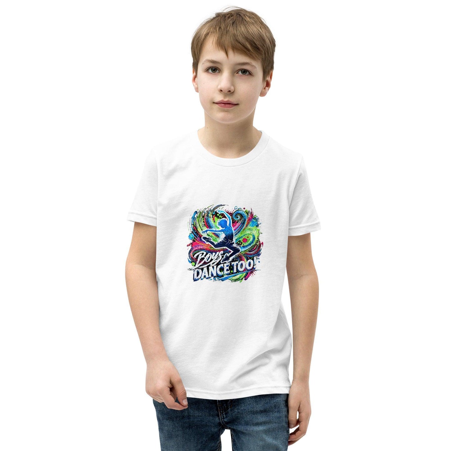 Boys Dance Too - Contemporary - Youth Short Sleeve T-Shirt - Whippie's